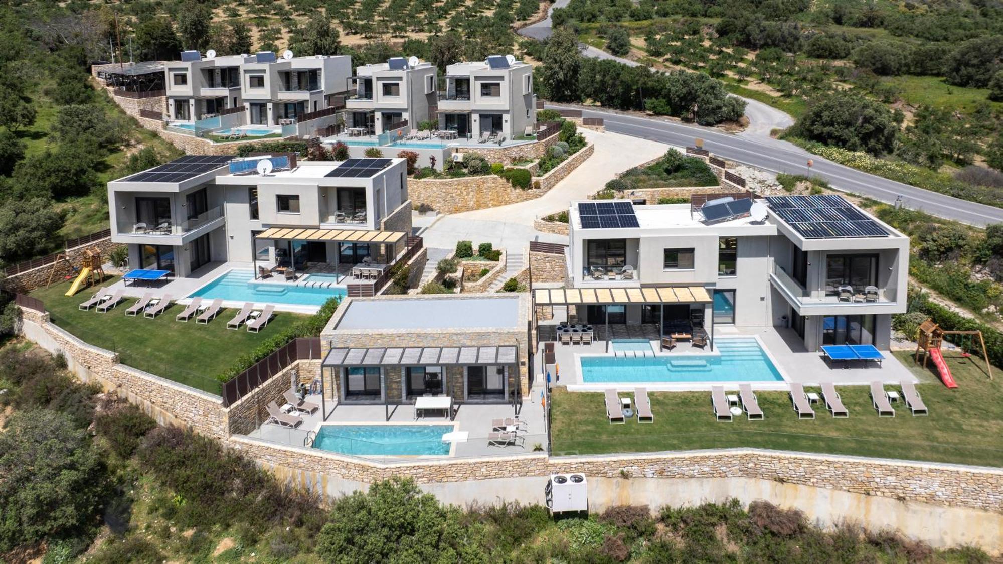 Porti Villas Aphrodite Asomatoi Dış mekan fotoğraf